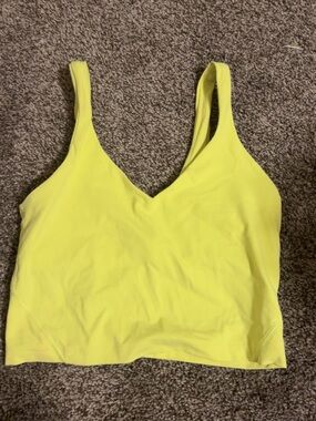 Lululemon align tank size 6 in yellow!